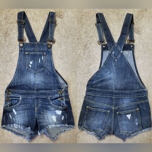 BNWT - GUESS - (Size XS) Women's Shortall Denim Overalls